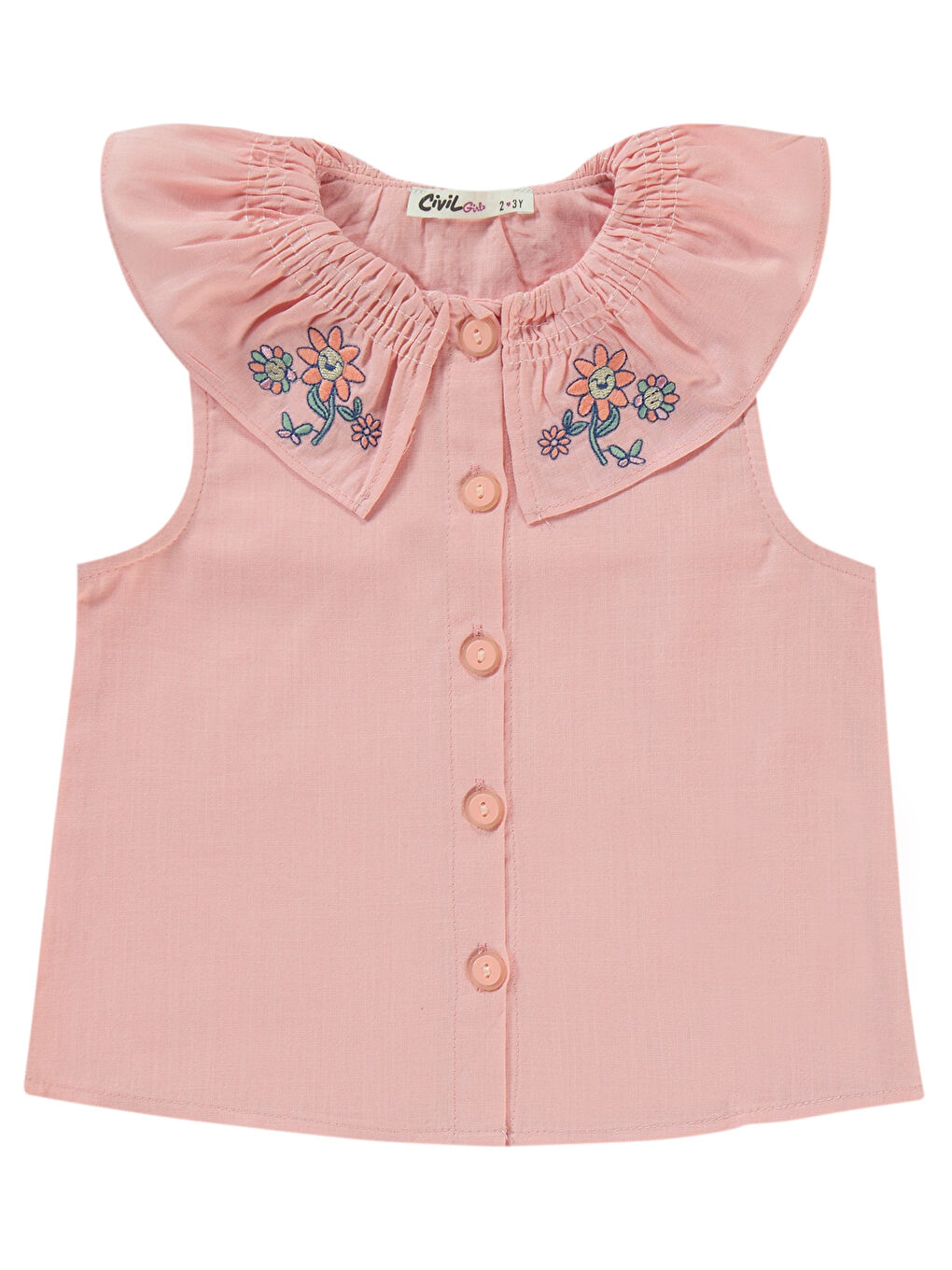 Pembe Girls Kız Çocuk Takım 2-5 Yaş Somon-2