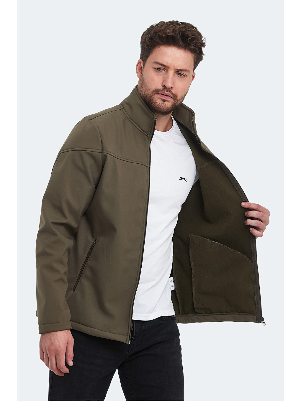 SLAZENGER RAPIDO Erkek  Kaban Haki - 3
