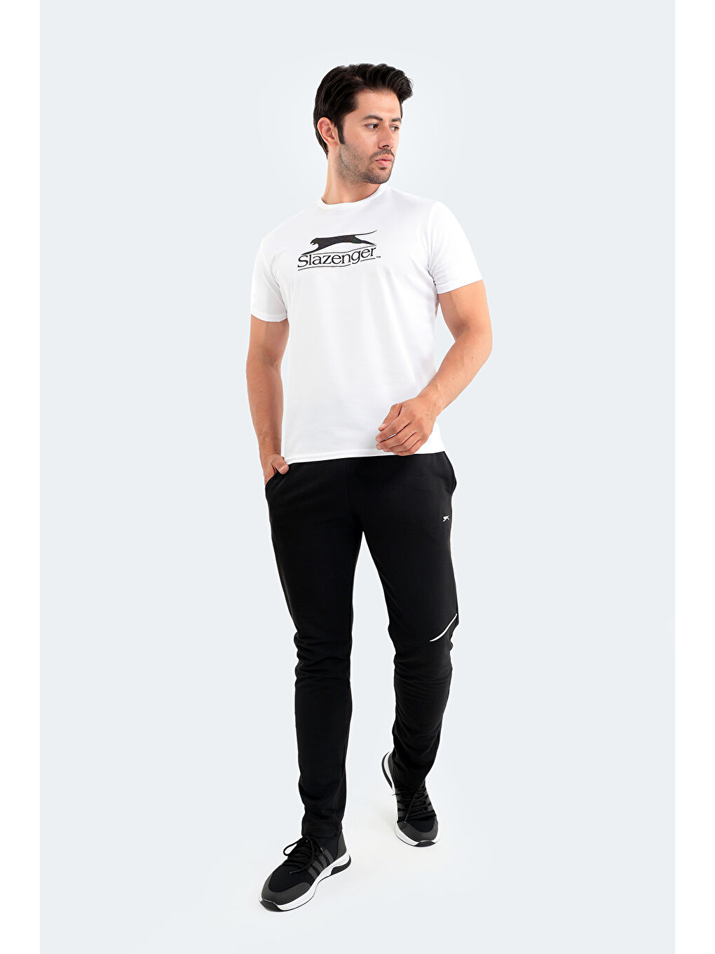 SLAZENGER PAPA Erkek Eşofman Altı Siyah - 6