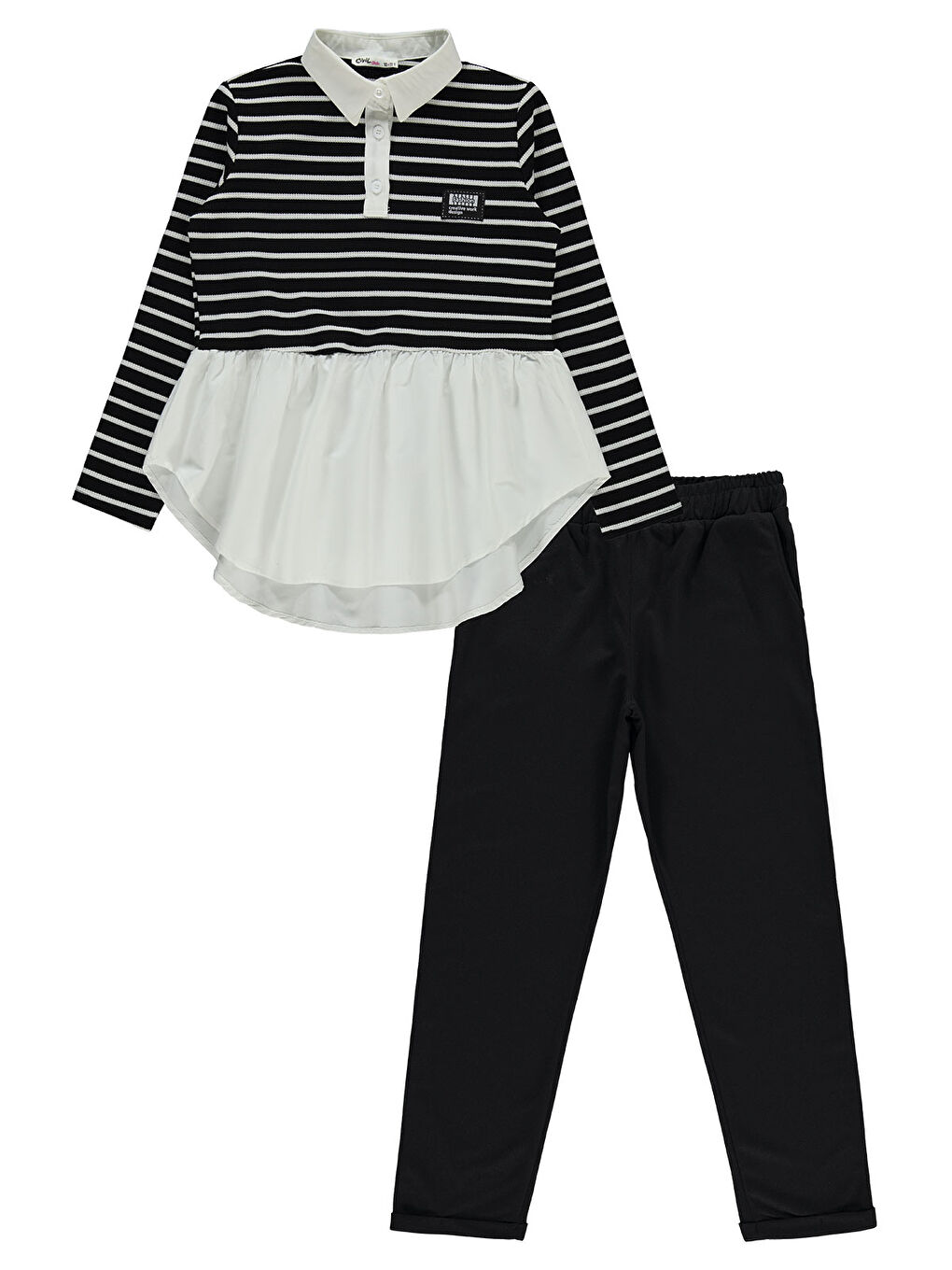 Girls Kız Çocuk Takım 10-13 Yaş Siyah