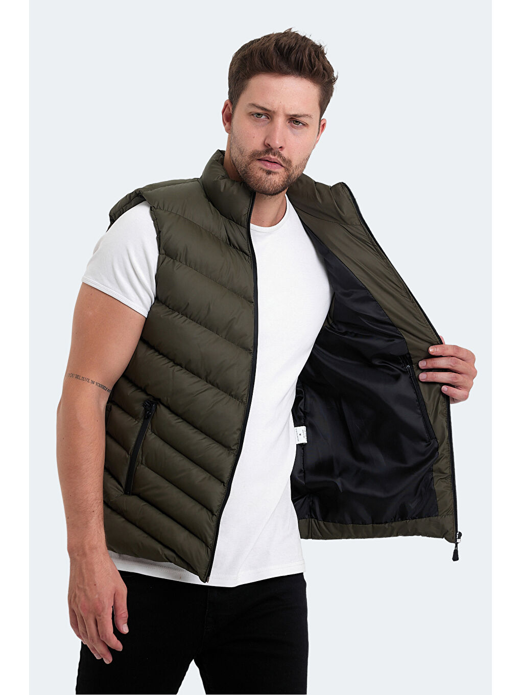 HANDFUL Erkek Yelek Haki-5