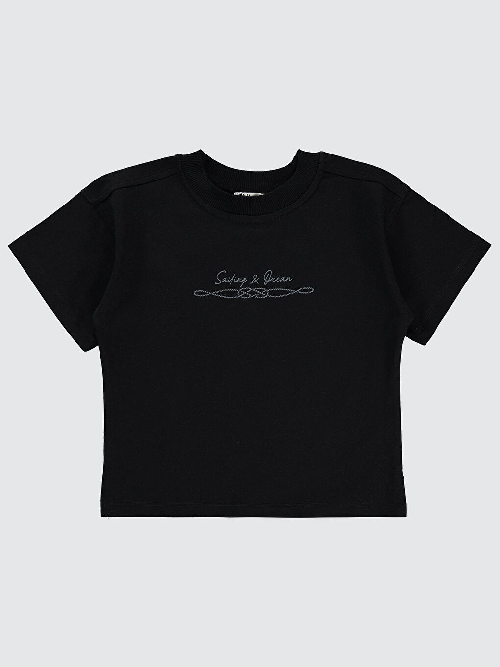 Boys Erkek Çocuk Oversize Tişört 2-5 Yaş Siyah