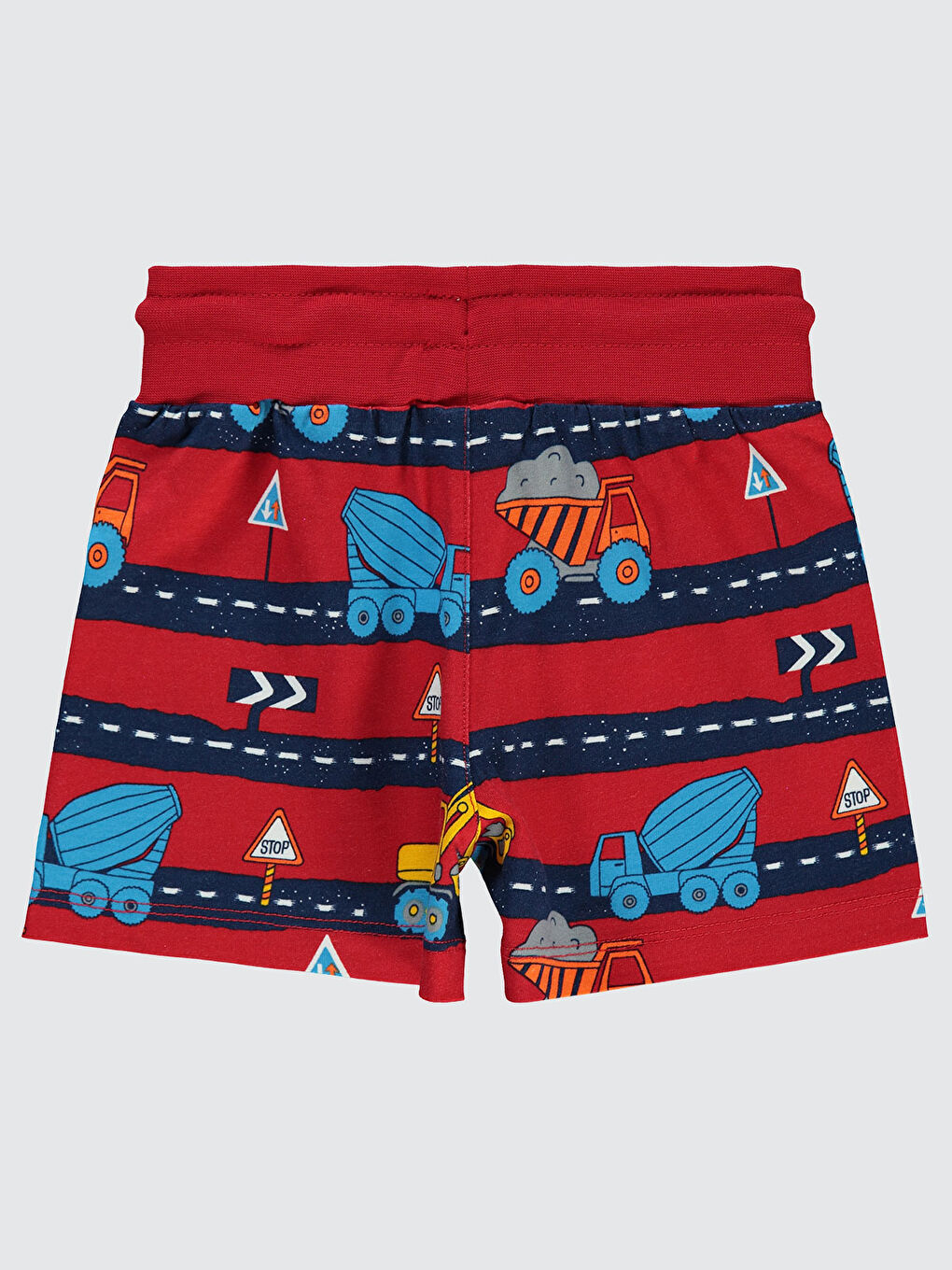 Boys Erkek Çocuk Şort 2-5 Yaş Kırmızı-1