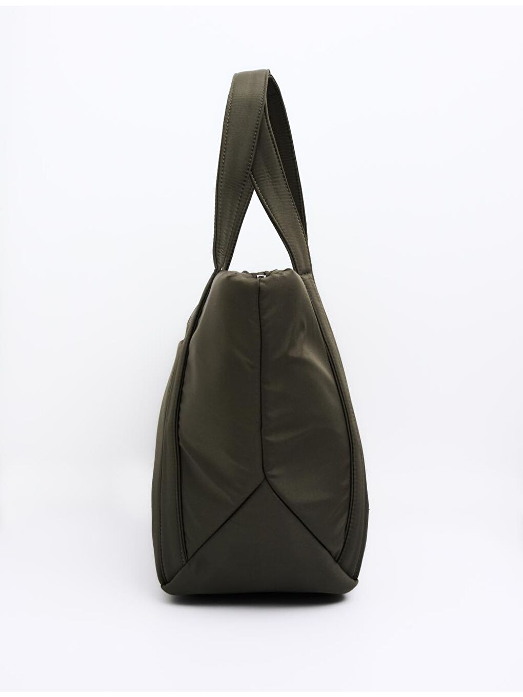 Haki Büyük Boy Paraşüt Kumaş Omuz Çantası-1