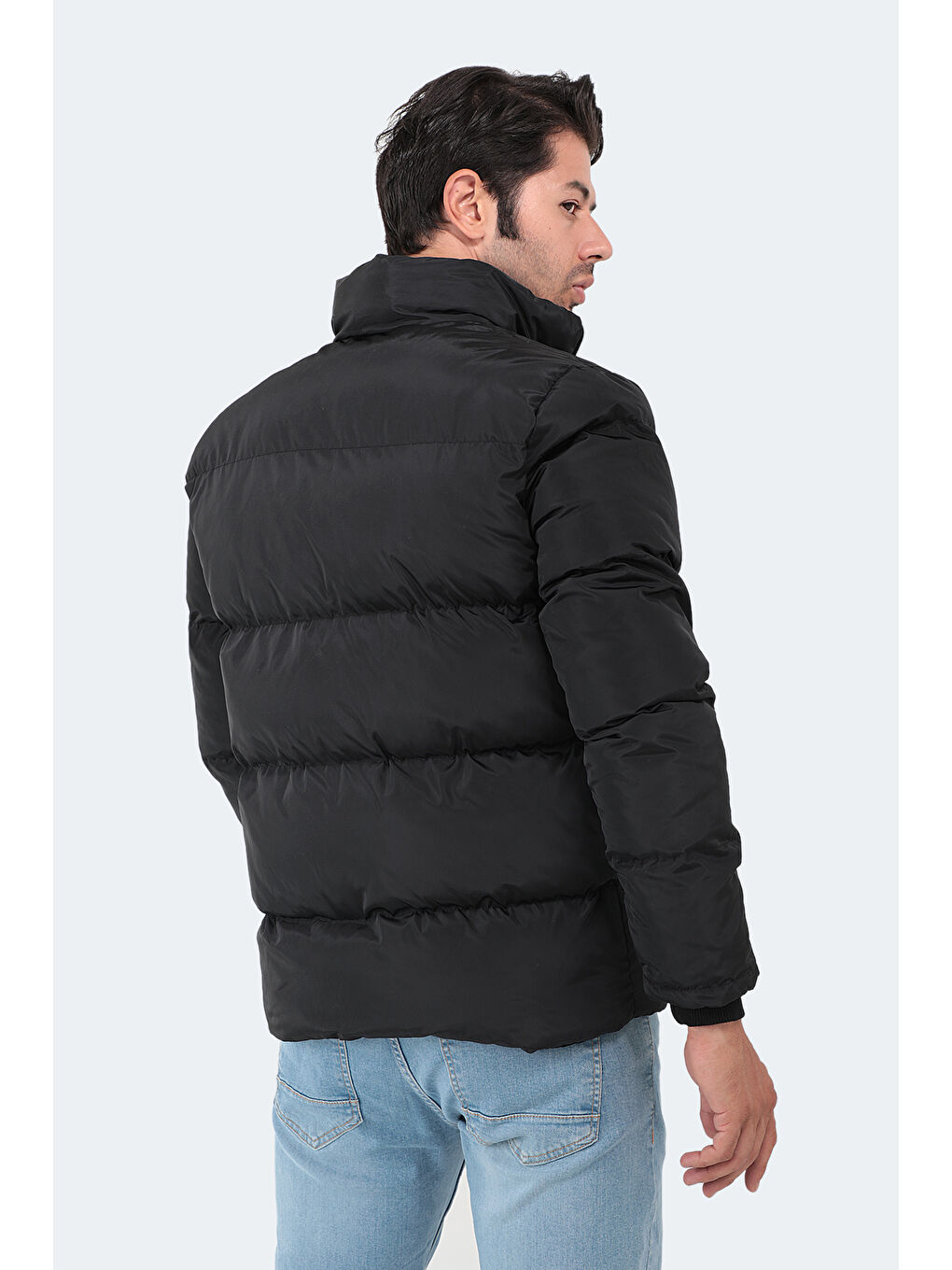 NALDO Erkek Mont Siyah-4