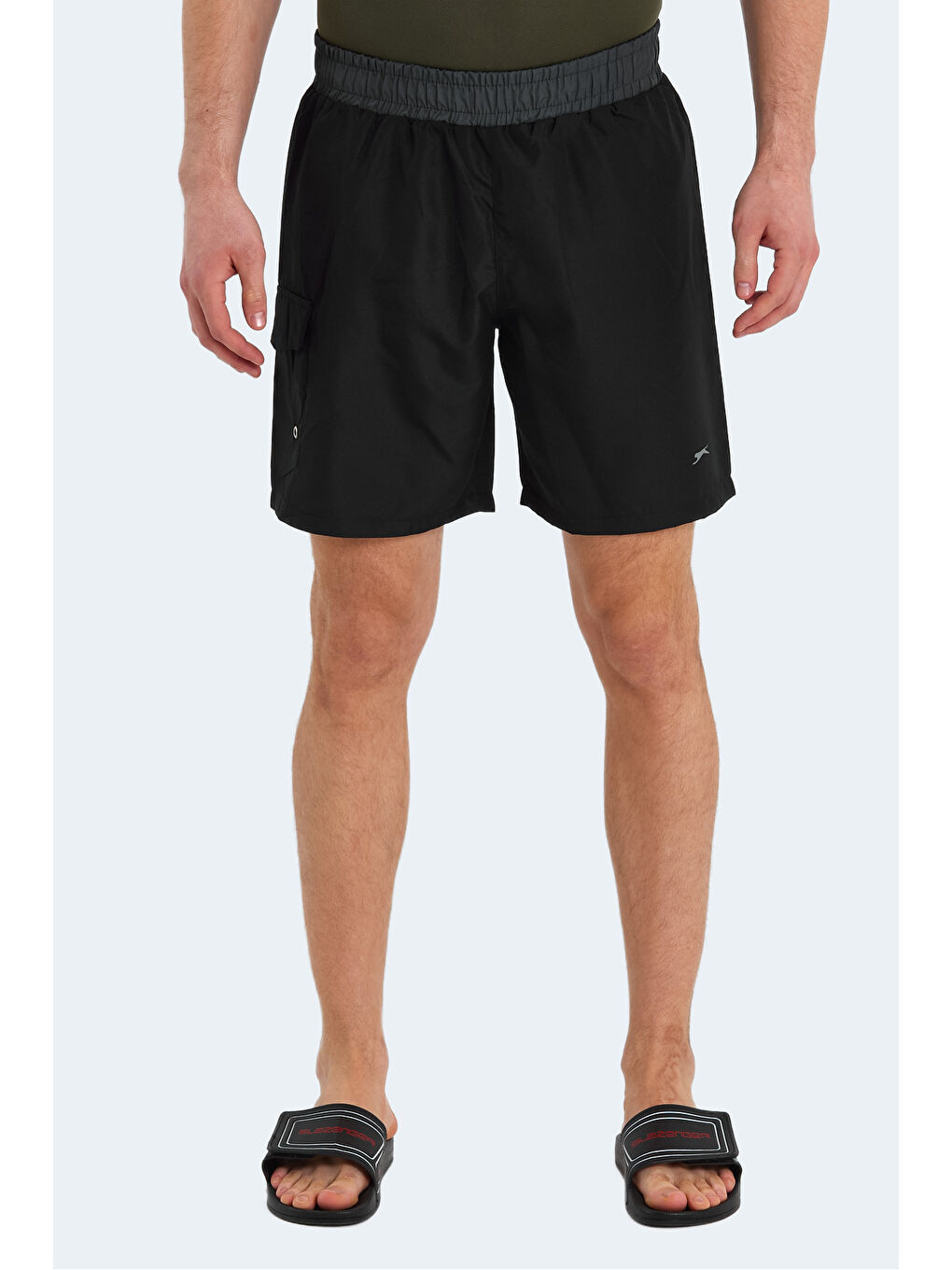SLAZENGER RASMUS IN Erkek Mayo Siyah / Koyu Gri