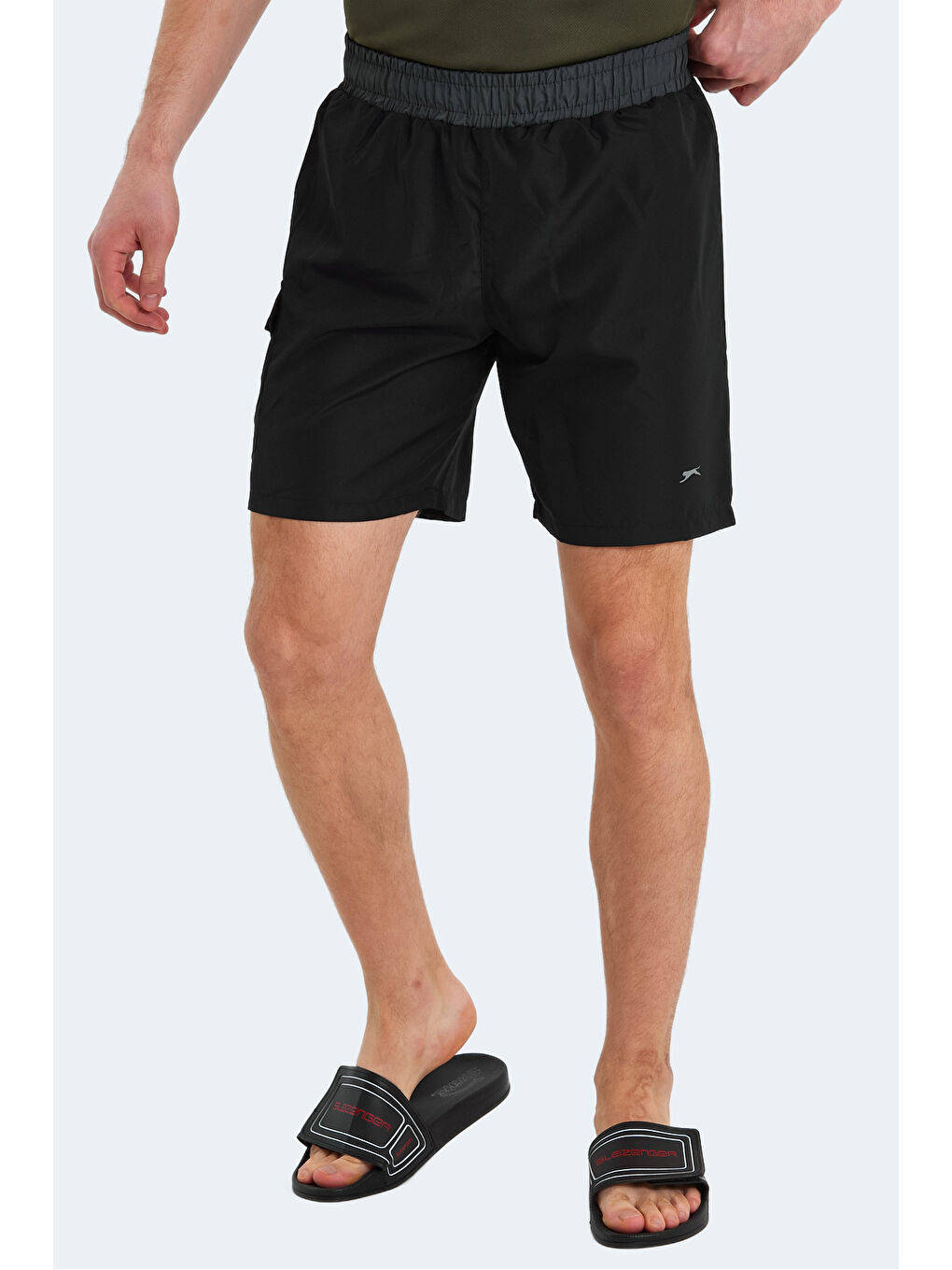 SLAZENGER RASMUS IN Erkek Mayo Siyah / Koyu Gri - 5