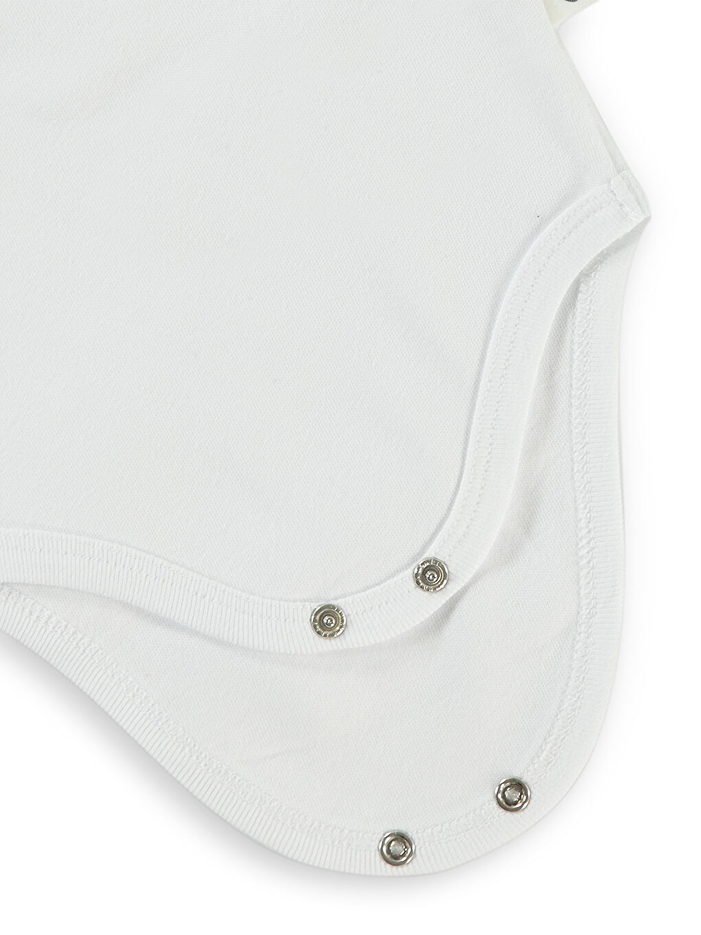 Baby Kız Bebek Çıtçıtlı Badi 3-9 Ay Beyaz-2