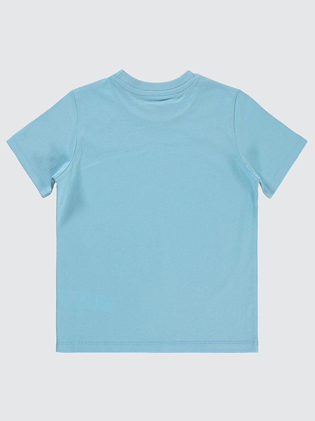 Boys Erkek Çocuk Tişört 6-9 Yaş Mavi-1