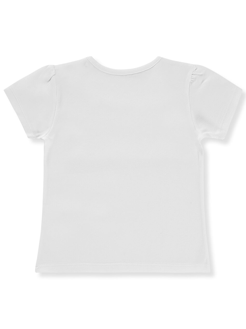 Baby Kız Bebek Tişört 6-18 Ay Beyaz-1