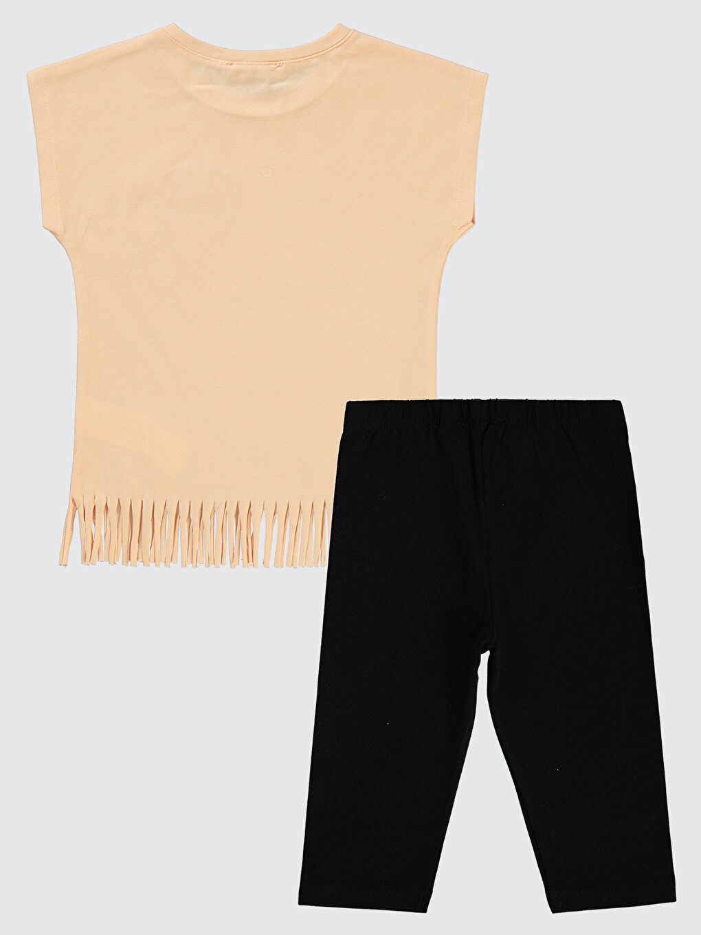 Pembe Girls Kız Çocuk Takım 2-5 Yaş Yumuşak Şeftali-1