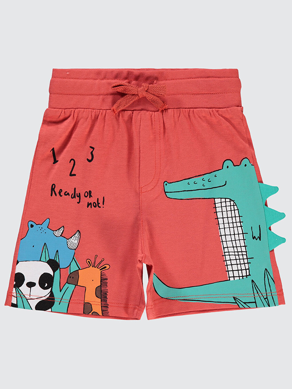 Kırmızı Boys Erkek Çocuk Kapri 2-5 Yaş Nar