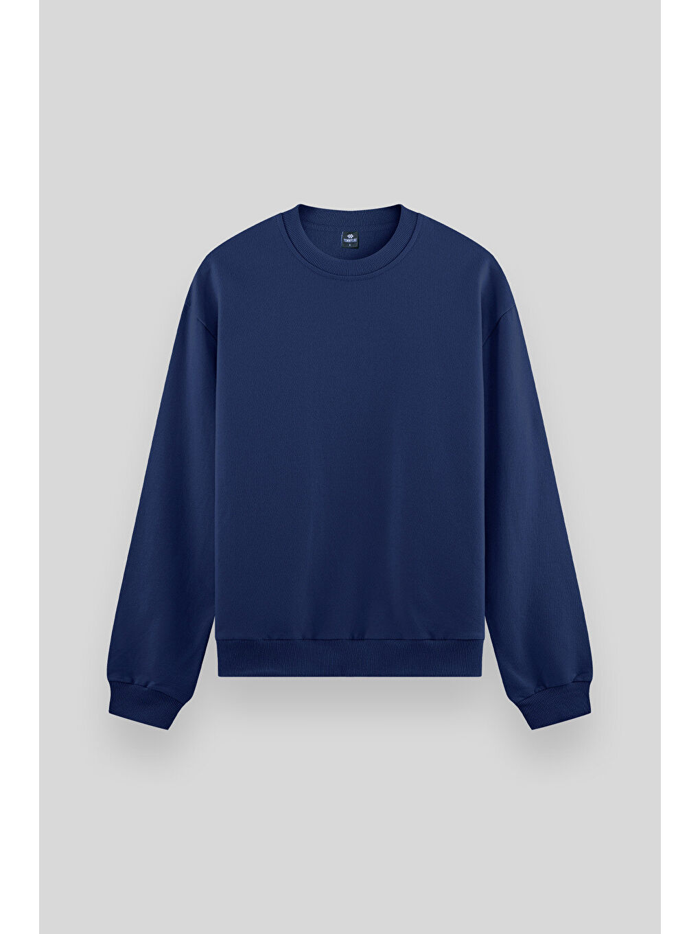 Lacivert Parlament Basic O Yaka Rahat Form Erkek Sweatshirt - 88053