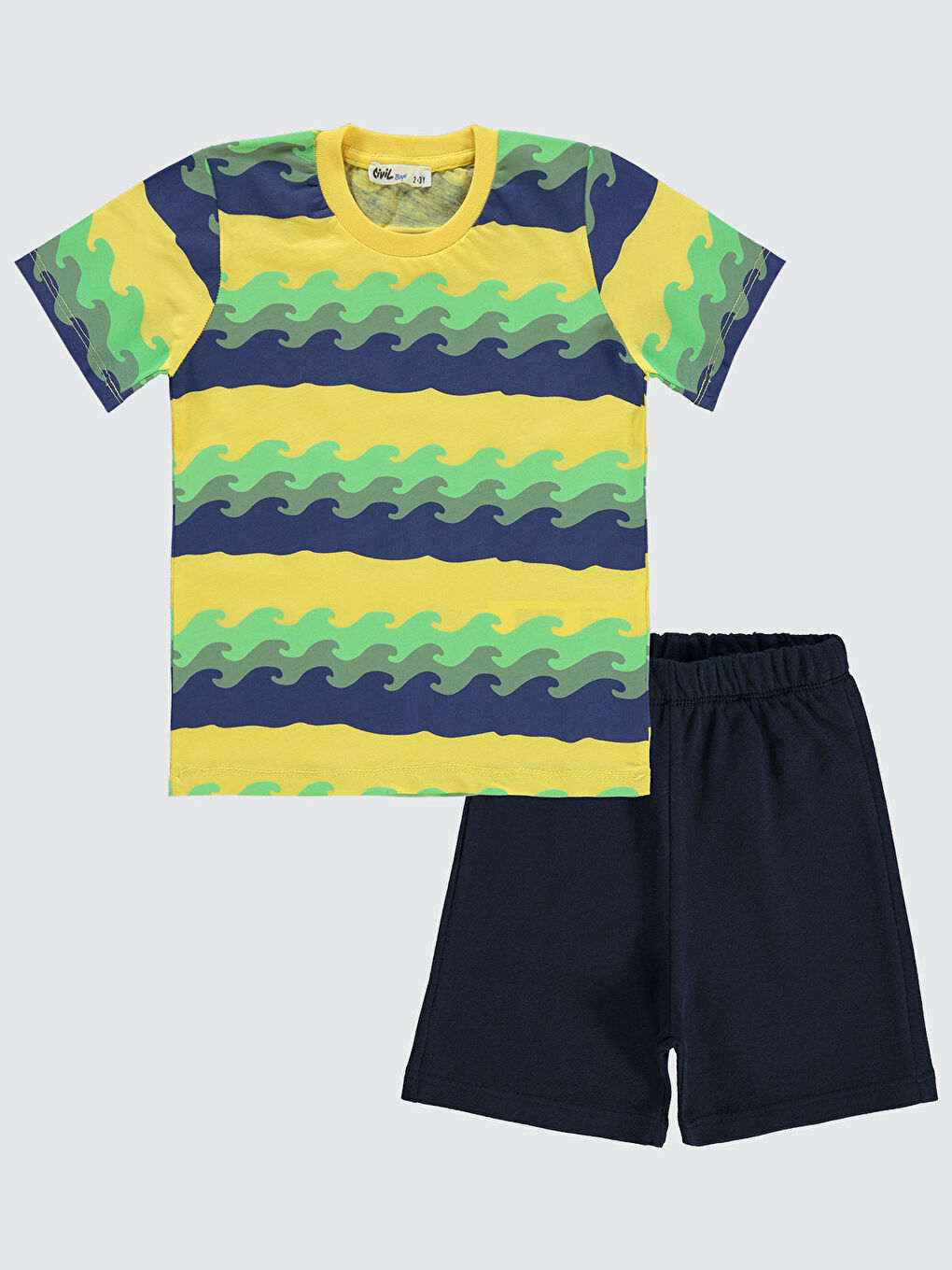 Boys Erkek Çocuk Takım 2-5 Yaş Sarı