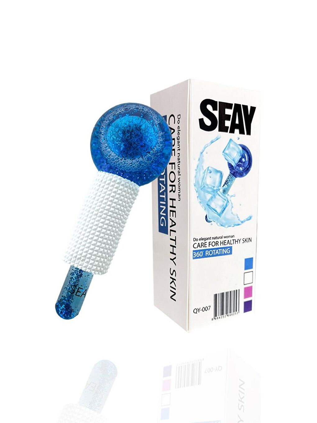 Ice Globe Buz Küresi Soğuk Terapi Topu Masaj Tasarımlı Mavi Renk