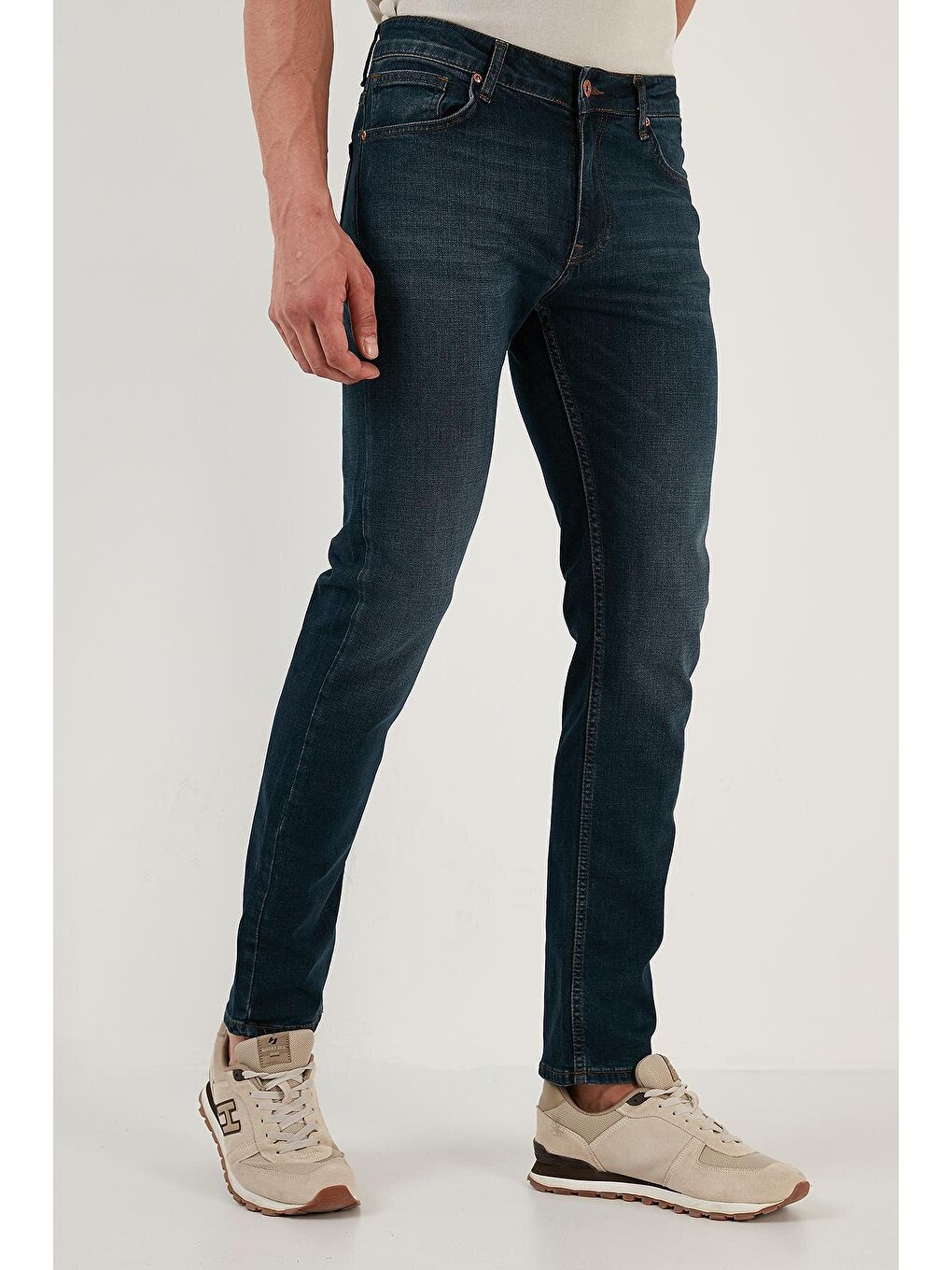 Buratti Lacivert Pamuklu Regular Fit Normal Bel Boru Paça Jeans 2202F11PARMA - 1