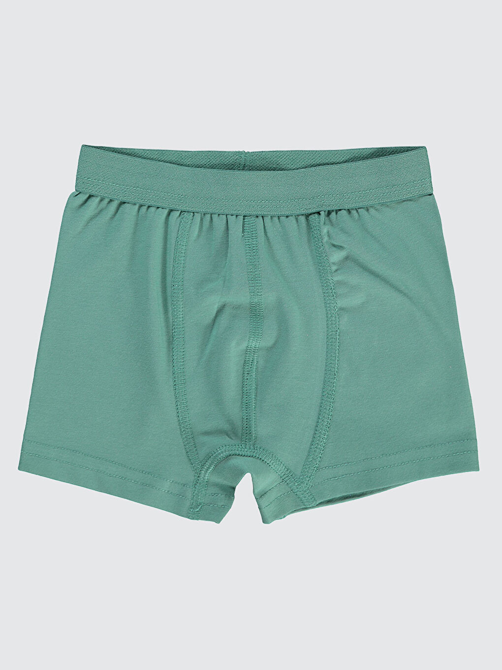 Kahverengi Boys Erkek Çocuk 2'li Boxer 2-10 Yaş - Hardal Haki-1