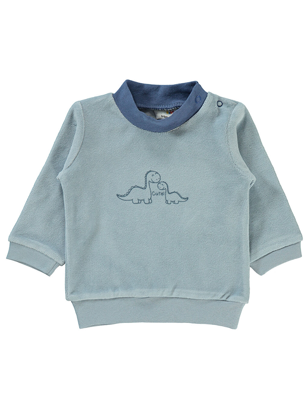 Civil Indigo Erkek Bebek Sweatshirt 6-18 Ay İndigo