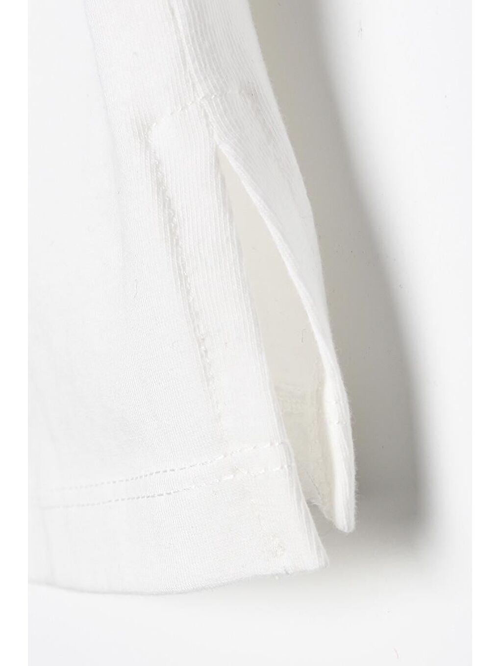 Ekru Pamuklu Penye Kısa İçlik Etek-4