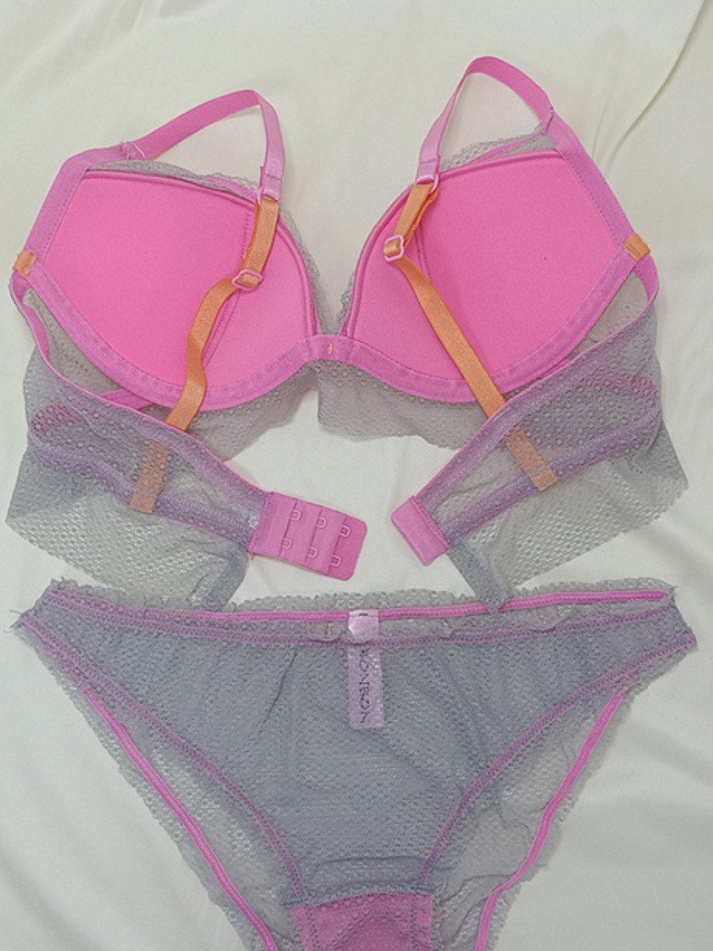 Siyah Kadın Dantelli Tüllü 2 Takım 2 Li Set Bb2146-4