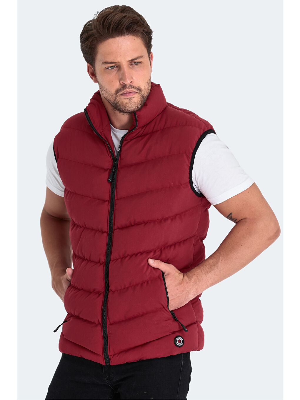 SLAZENGER HIDRO Erkek Yelek Bordo