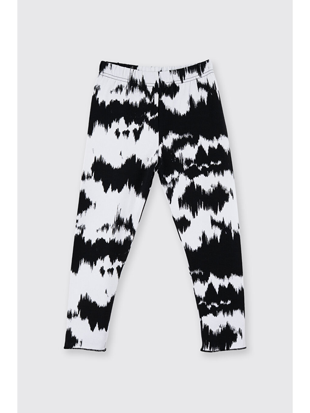 Kız Çocuk Desenli Tayt Siyah