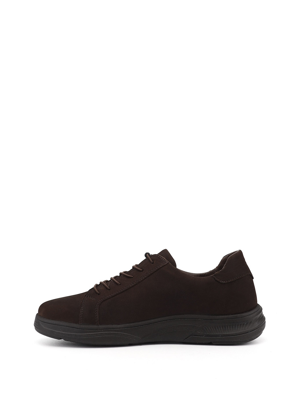 Erkek Kahverengi Bağcıklı Hakiki Deri Sneaker-3