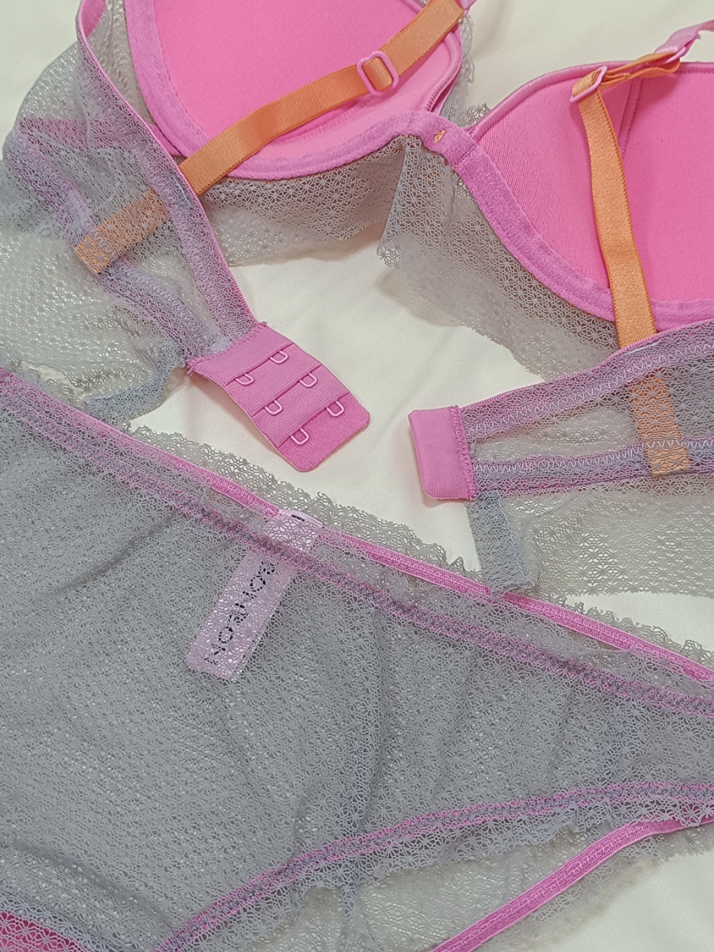 Siyah Kadın Dantelli Tüllü 2 Takım 2 Li Set Bb2146-6