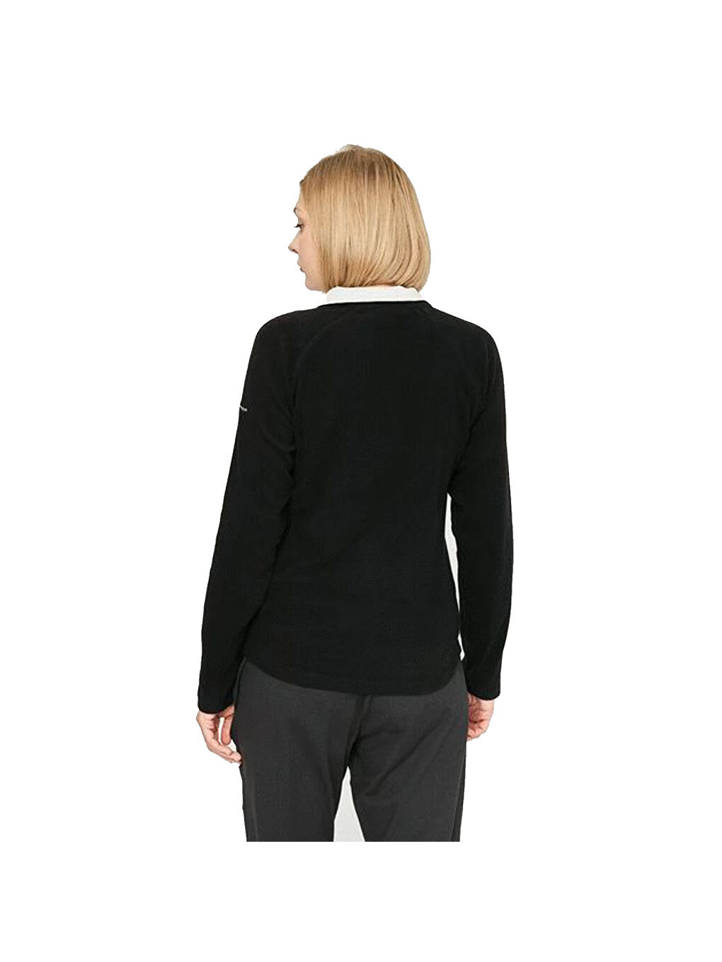 Beyaz Skylar - Fleece At100 Kadın Siyah Polar-1