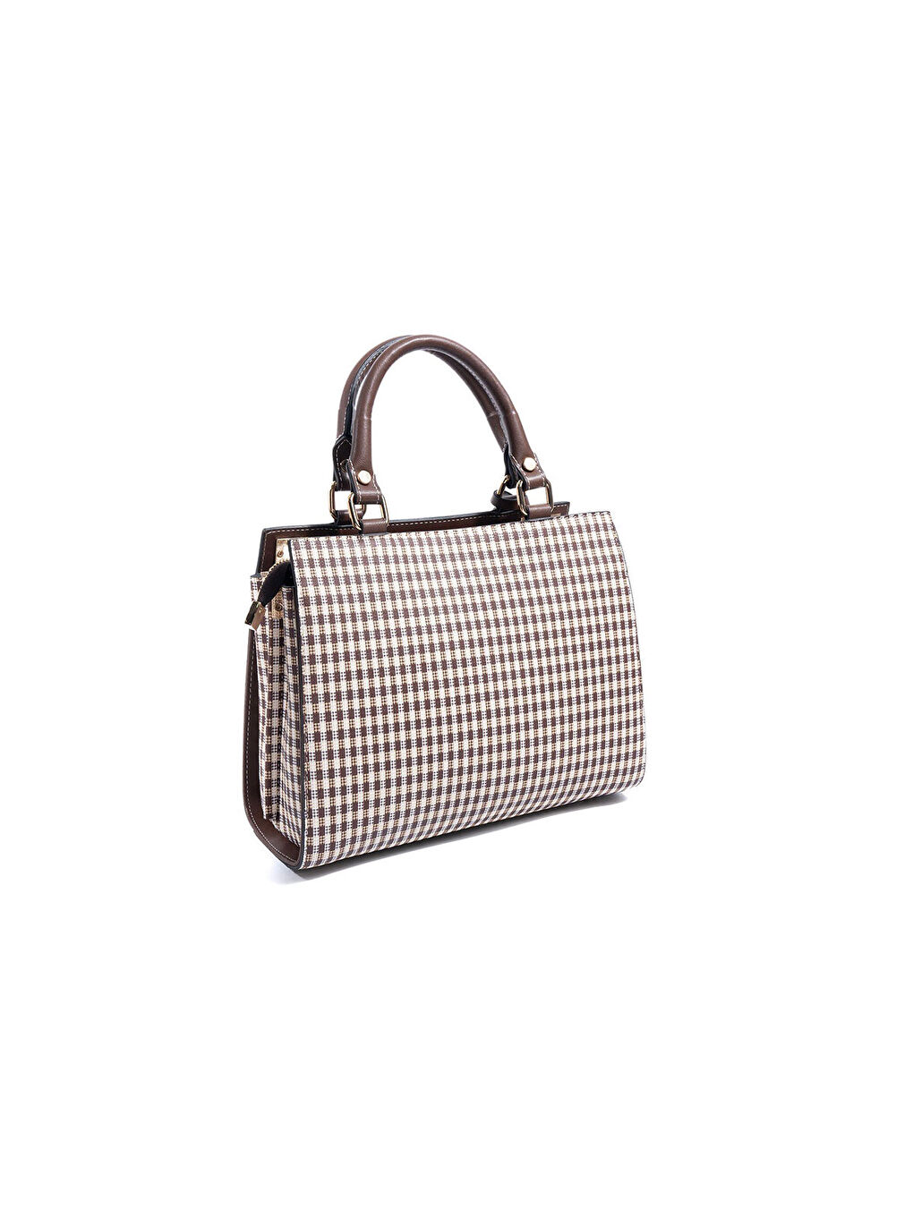 Kahverengi Kadın SP1174-M191 SILVER POLO El Çantası Kahve Sarı-Kahve-3