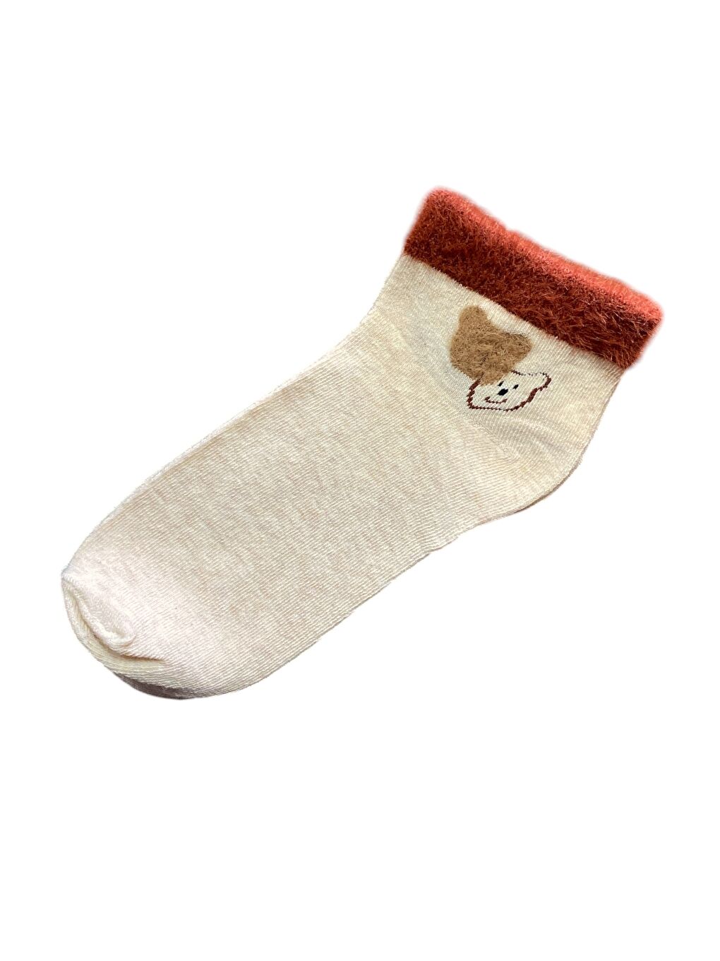 Gri 6'lı Kadın Desenli Yumoş Kaliteli Patik Çorap-2