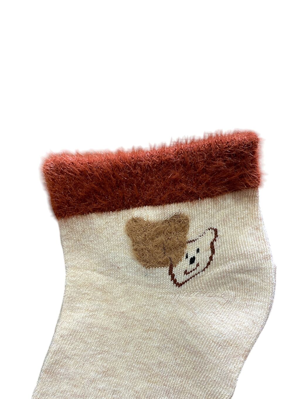 Gri 6'lı Kadın Desenli Yumoş Kaliteli Patik Çorap-3