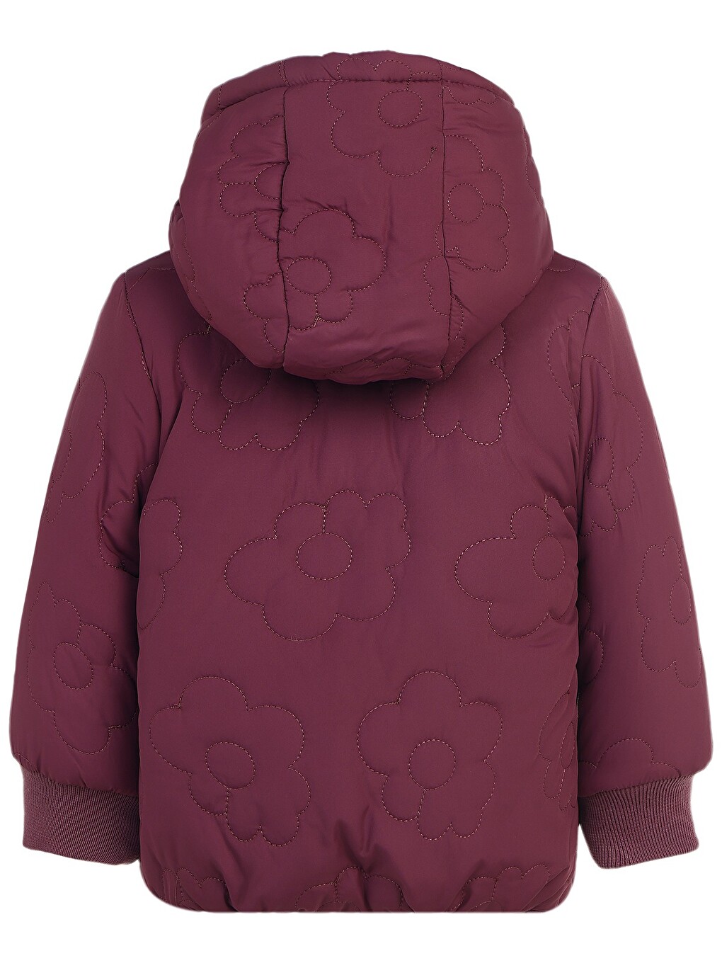 Pembe Baby Çiçek Kapitone 6-18 Ay Mont - Lila 18-24 Ay-4