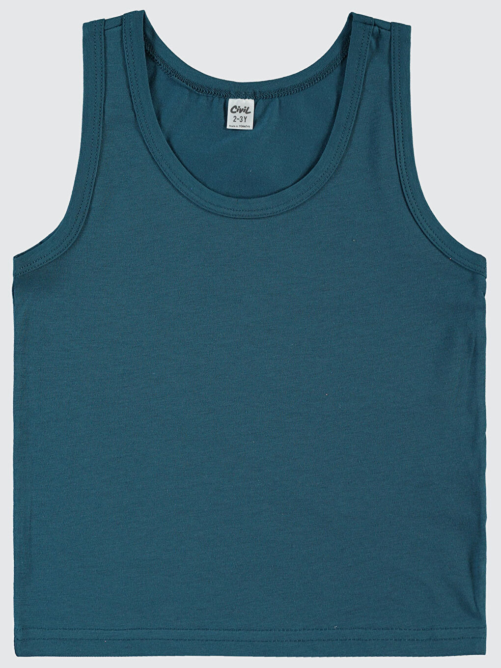 Boys Erkek Çocuk 2'li Atlet Set 2-10 Yaş Mavi-Lacivert-1