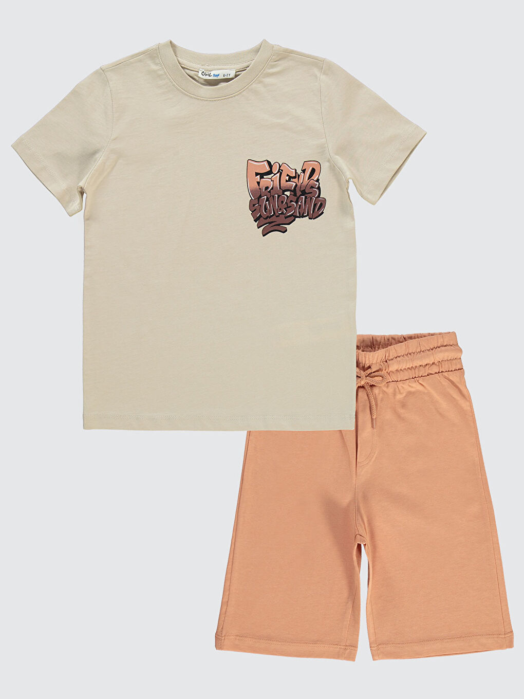 Bej Boys Erkek Çocuk Takım 6-9 Yaş Taş