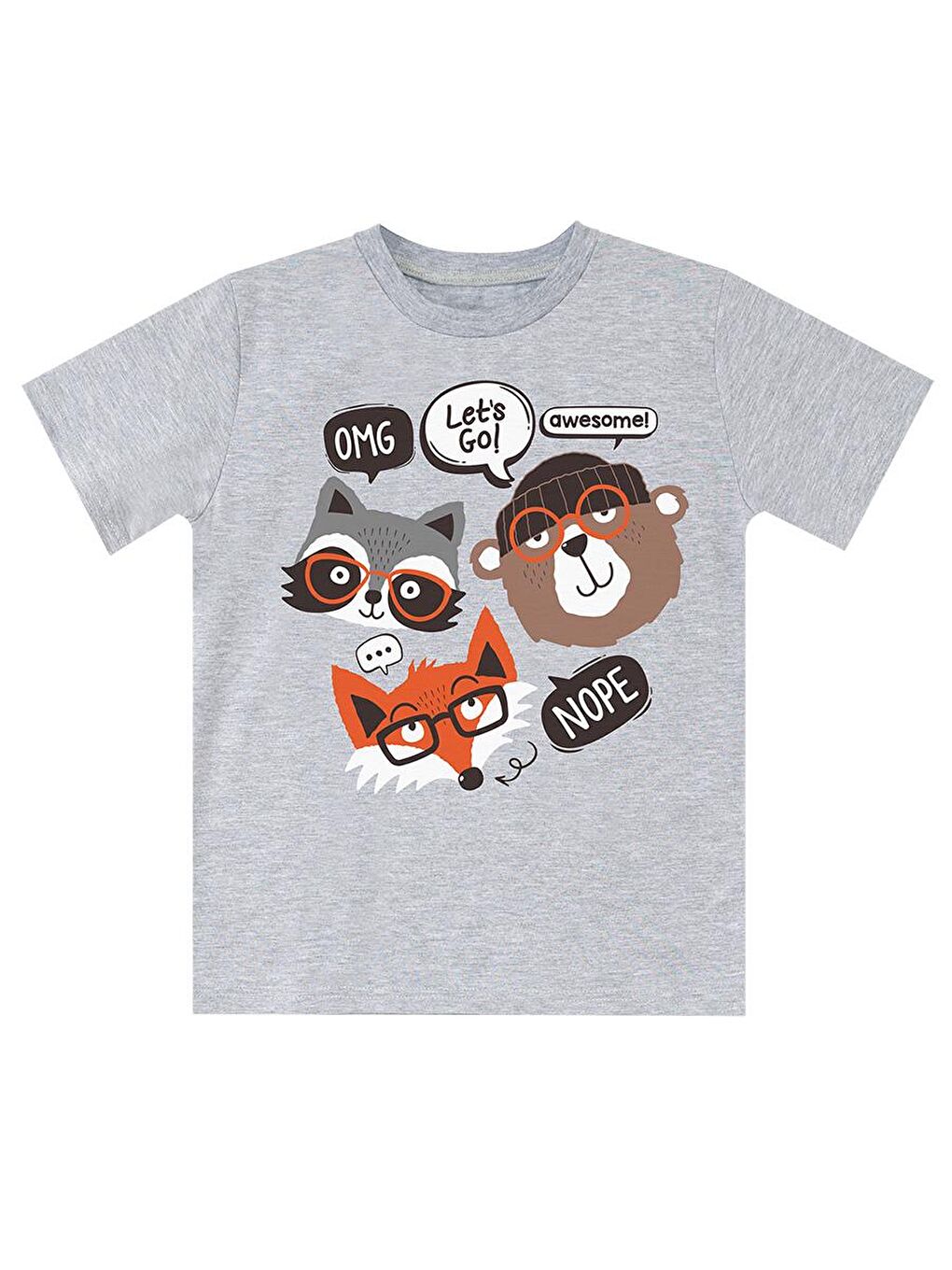 Denokids Karışık Arkadaşlar Erkek Çocuk T-shirt Şort Takım - 4