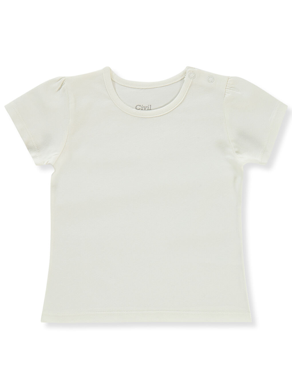 Baby Kız Bebek Tişört 6-18 Ay Ekru