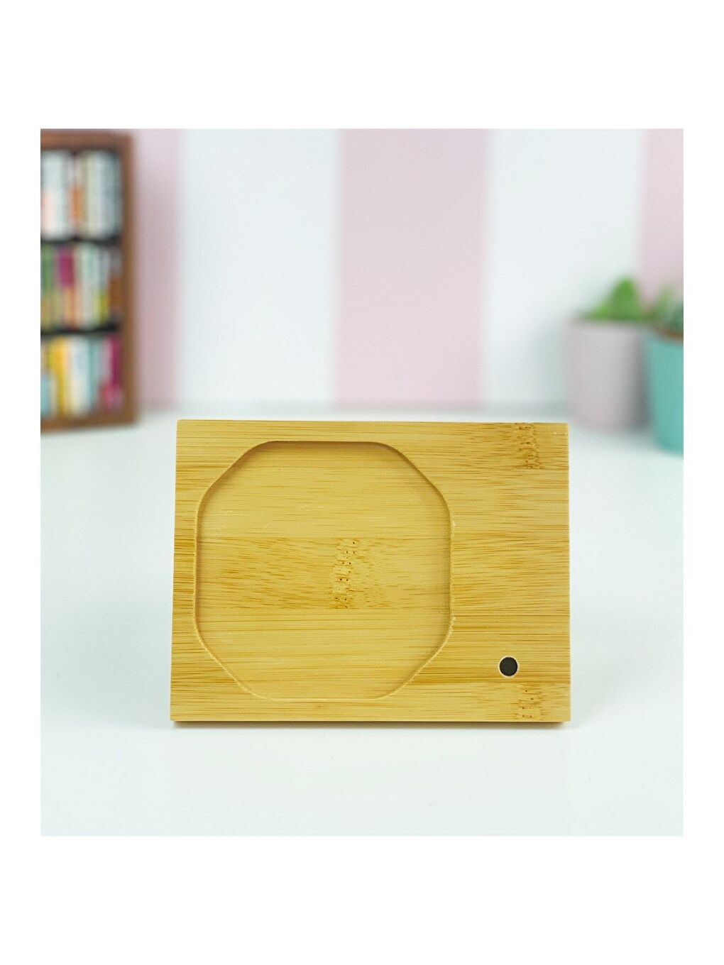 Karışık Love Tasarımlı Ahşap Standlı Kupa-1