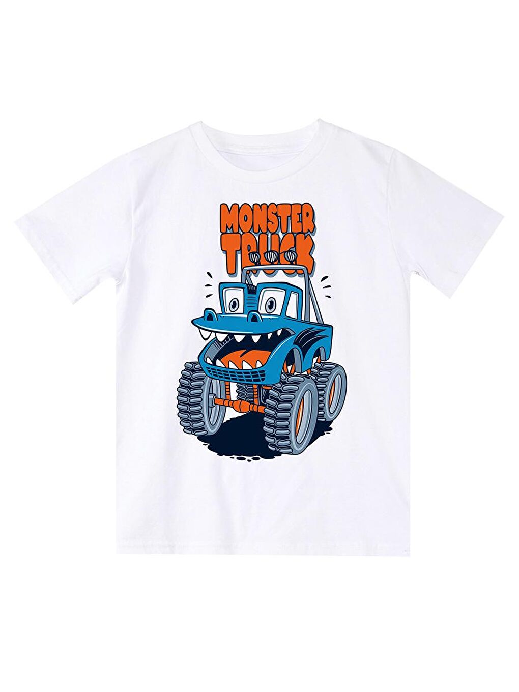 Denokids Karışık Monster Truck Erkek Çocuk Kapri Şort Takım - 4