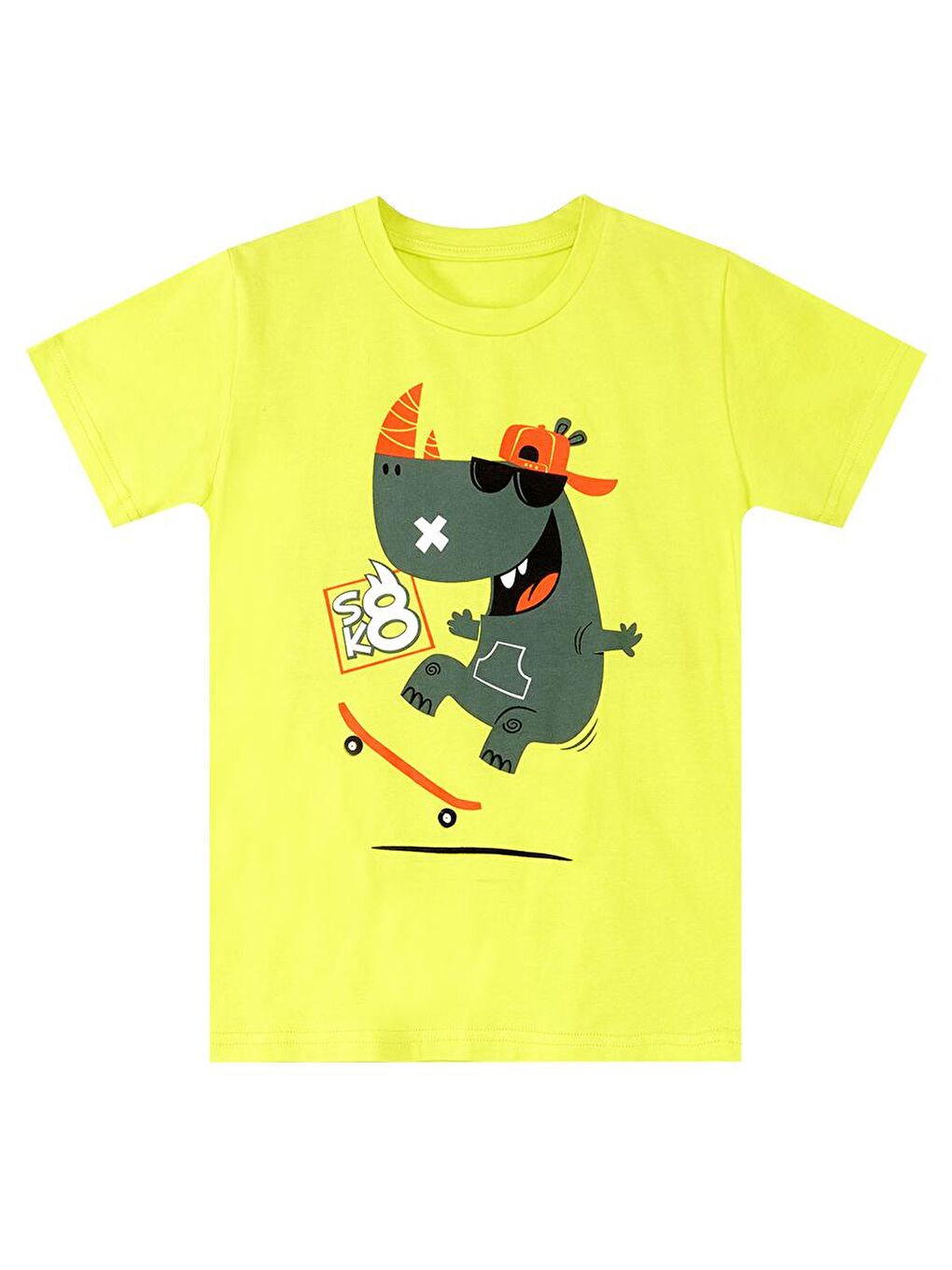 Denokids Karışık Kaykay Hipo Erkek Çocuk T-shirt Şort Takım - 4