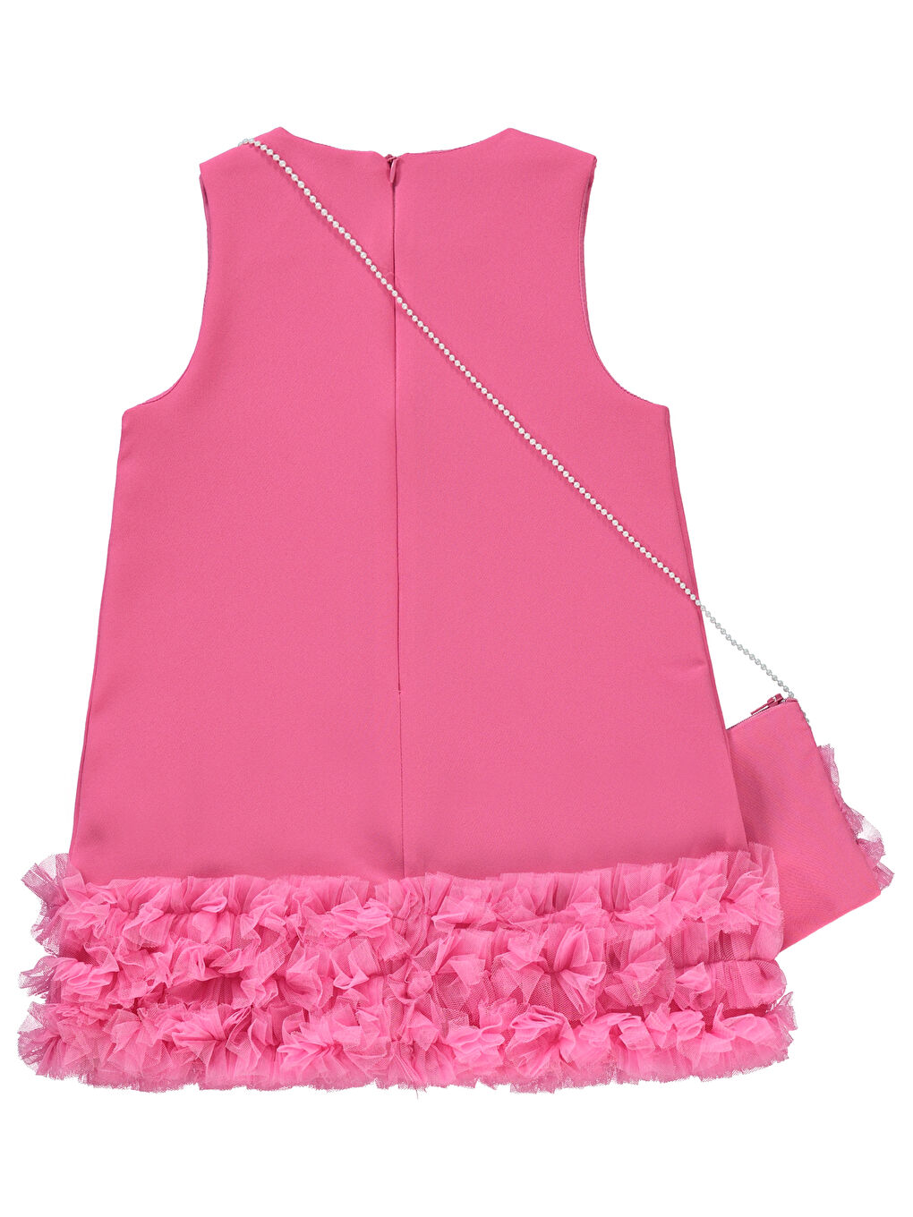 Girls Kız Çocuk Elbise 2-5 Yaş Fuşya-1