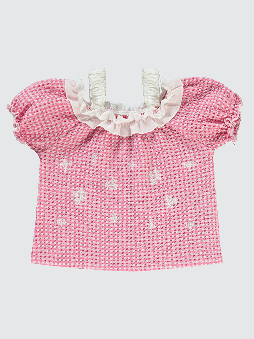 Pembe Kız Bebek Takıım 6-18 Ay Somon-2