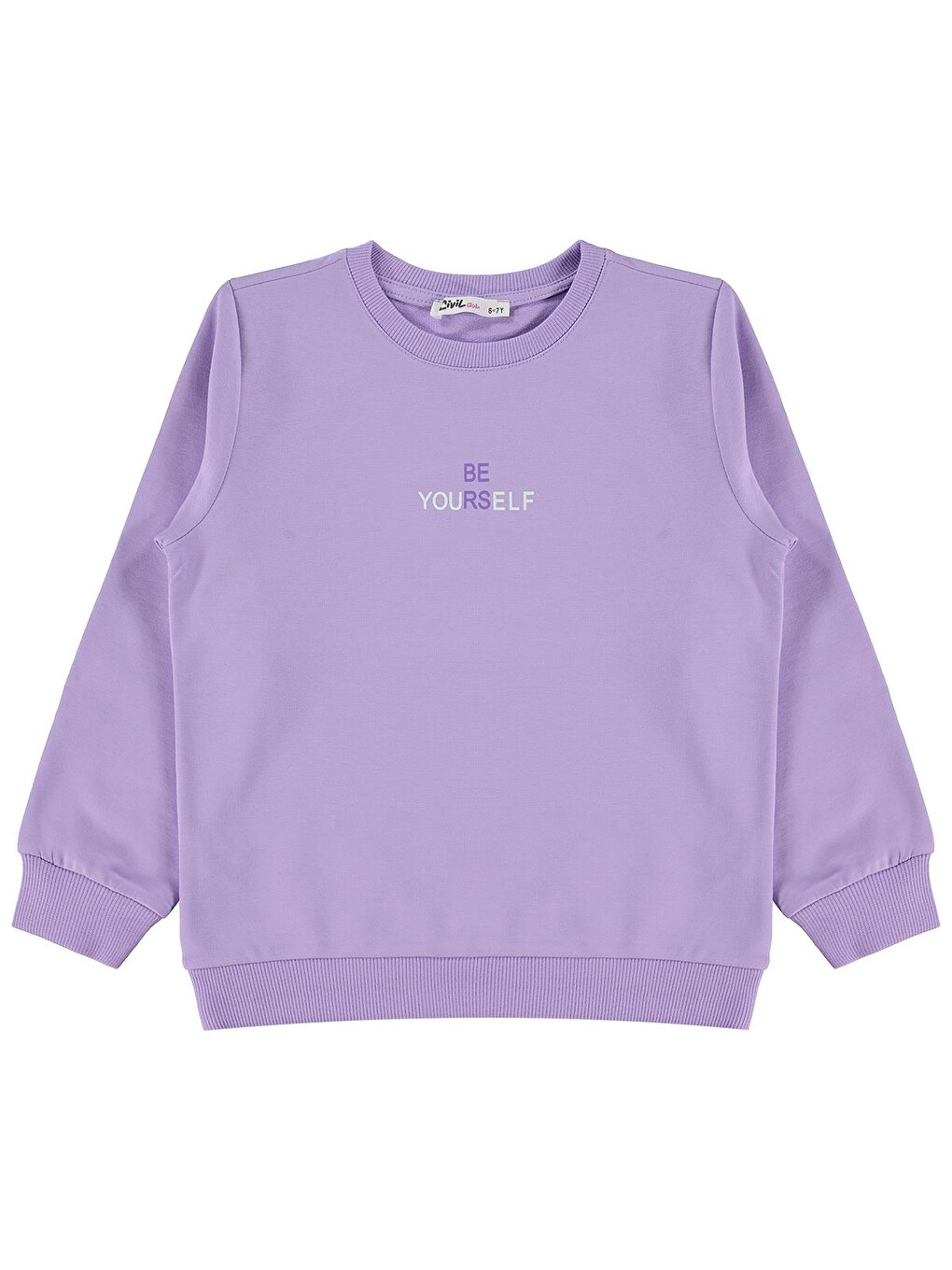Girls 6-9 Yaş Sweatshirt - Lila