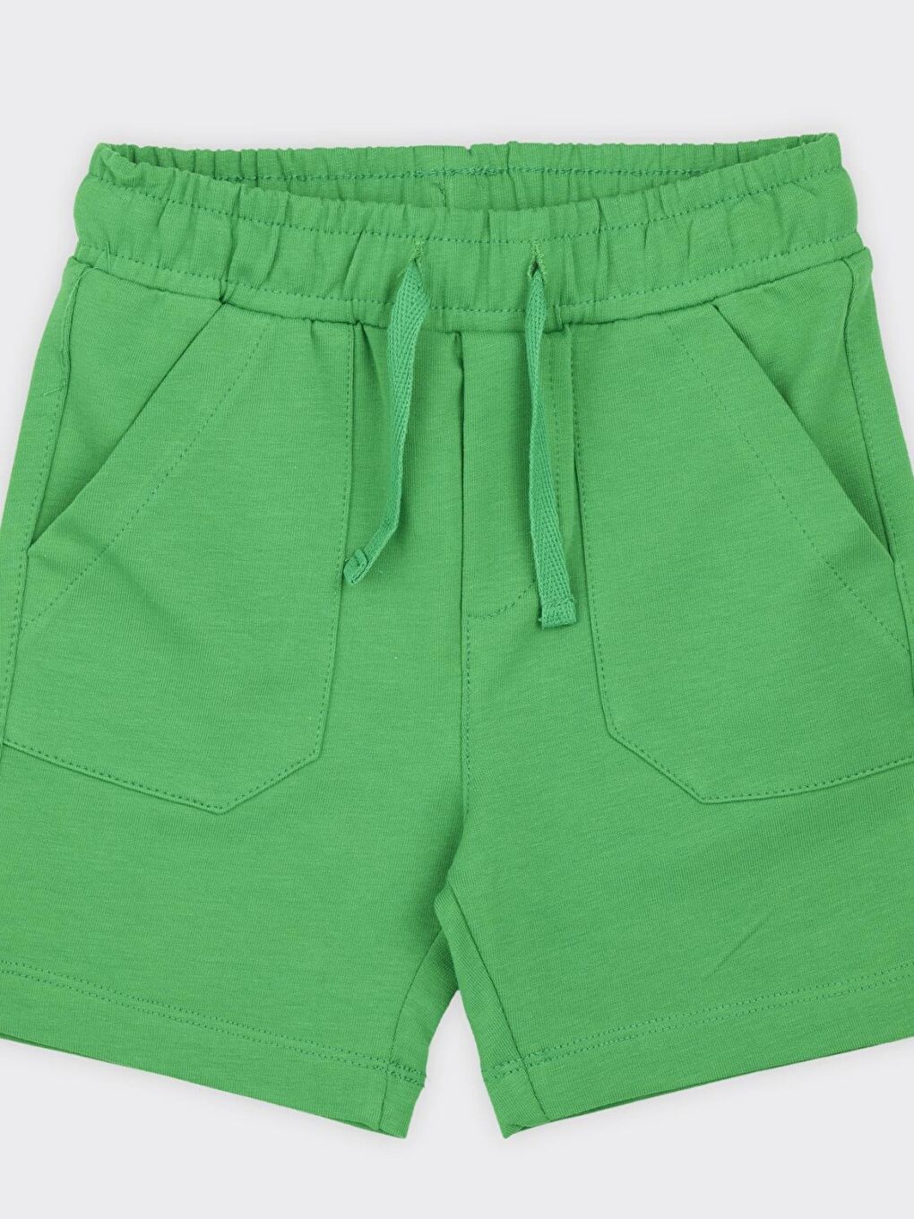 Yeşil Erkek Çocuk Örme Şort