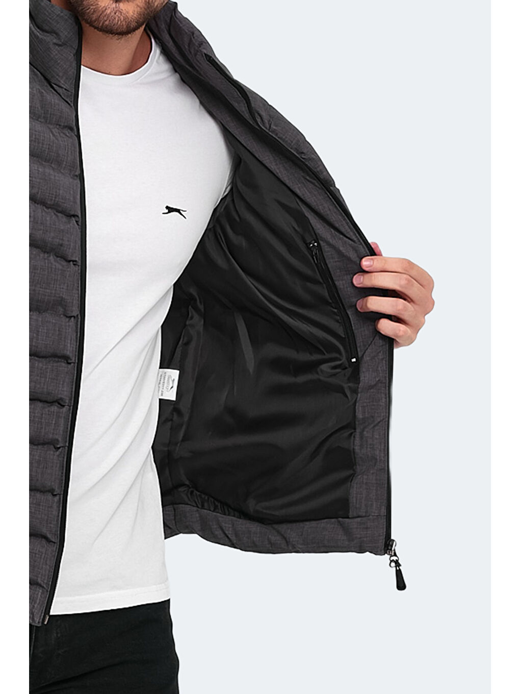 HERSHEL Erkek Yelek Koyu Gri-4