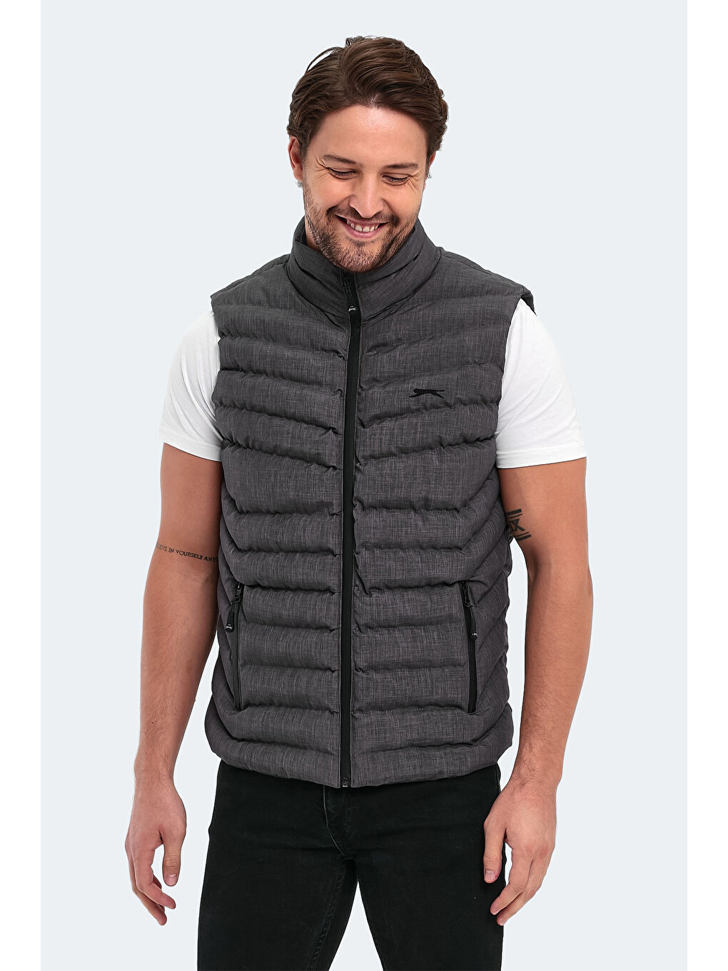 HERSHEL Erkek Yelek Koyu Gri-5