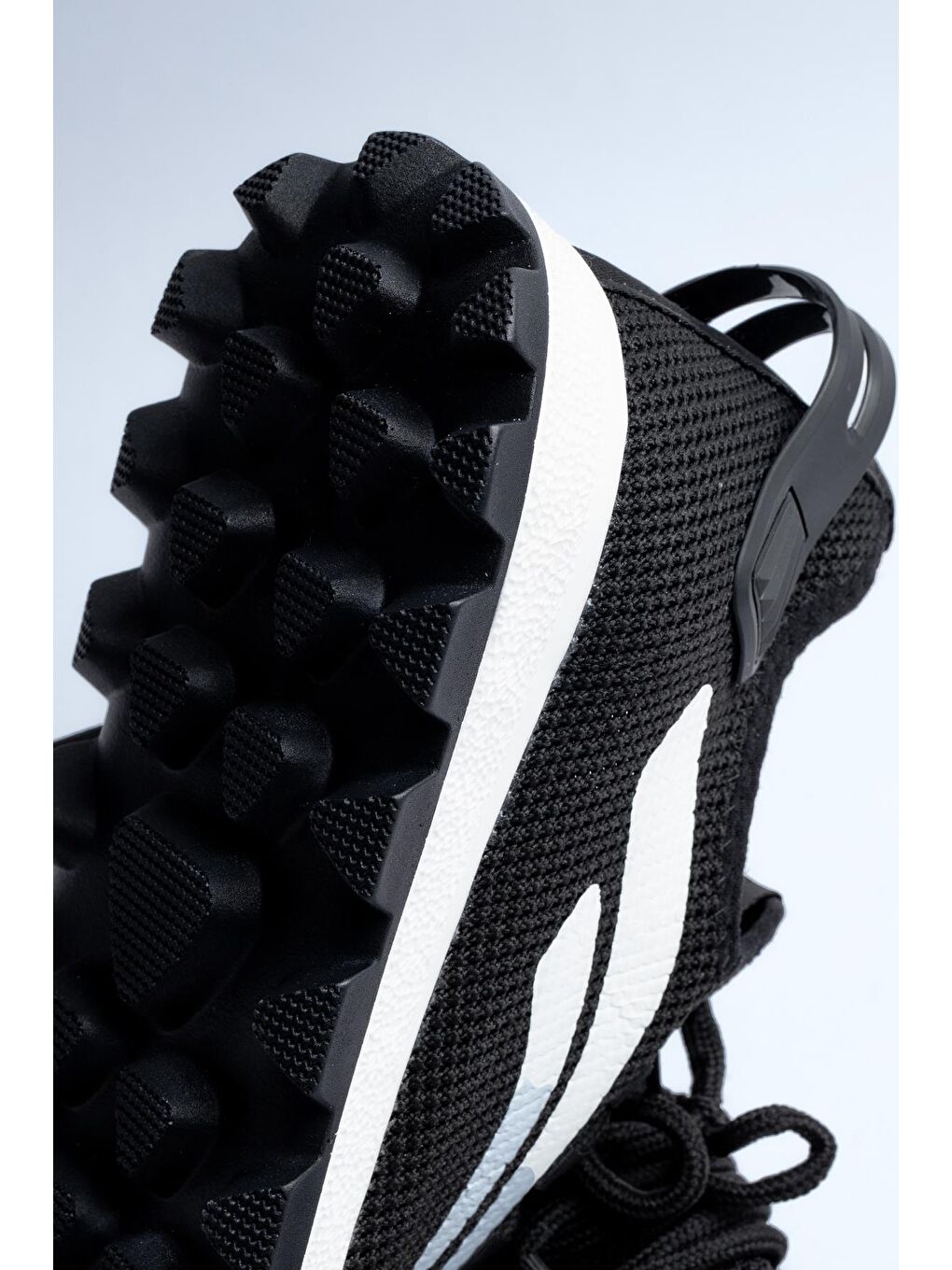 Siyah Erkek Baskılı Spor Ayakkabı-1