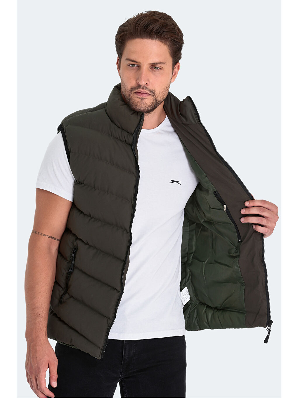 HIDRO Erkek Yelek Haki-4