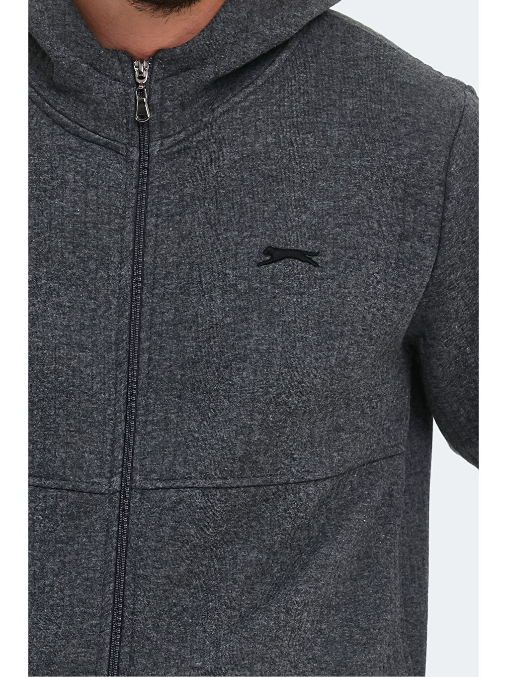 BANKY  Erkek Fermuarlı Sweatshirt Antrasit-4