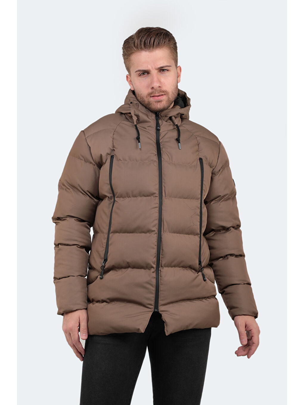 SLAZENGER Bej HEATH Erkek Mont & Kaban Camel